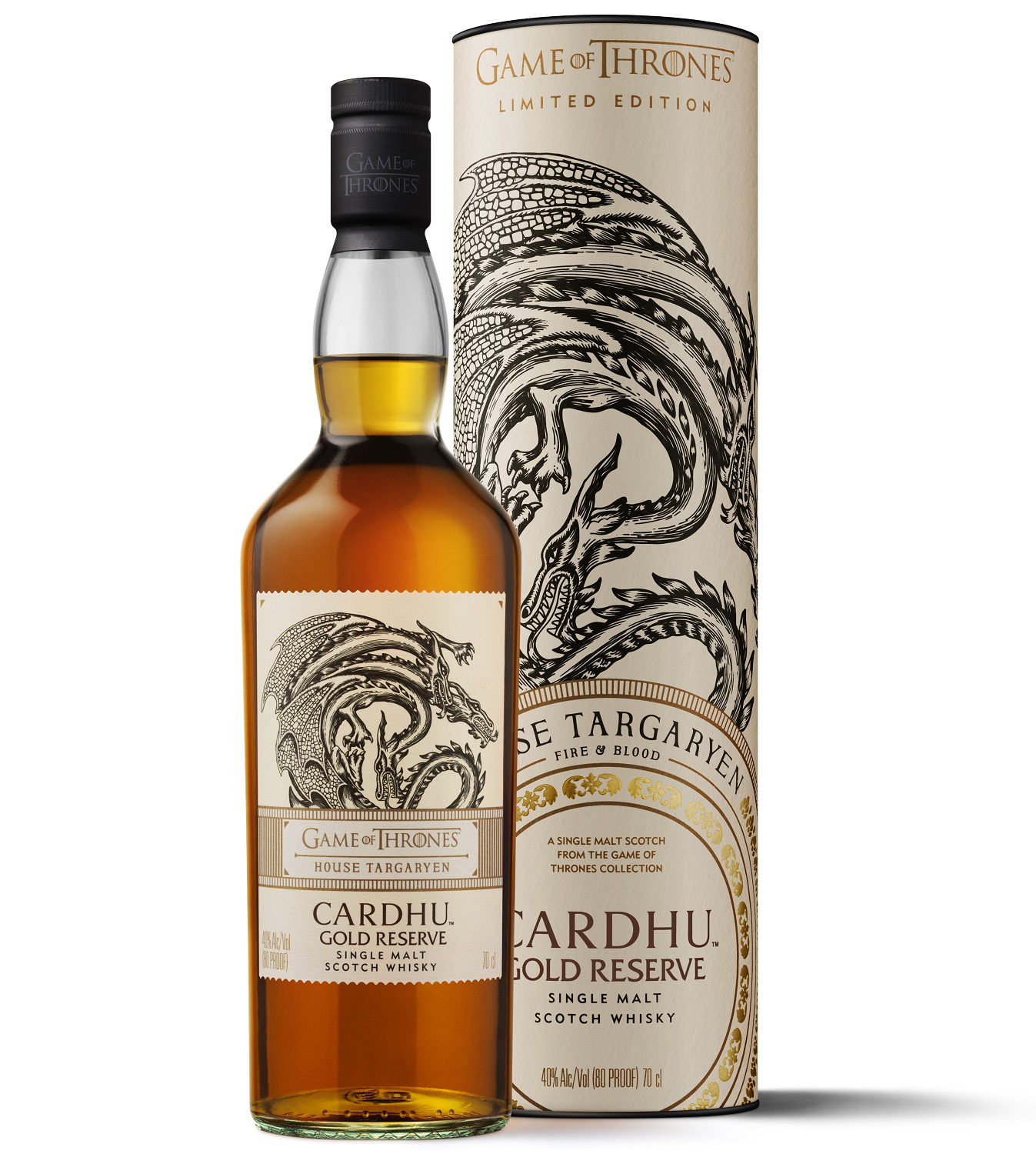 Cardhu Gold Reserve Game of Thrones Whisky