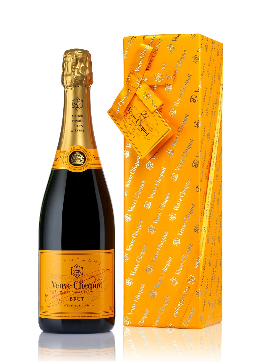 Veuve Clicquot brut Champagner Geschenkpackung