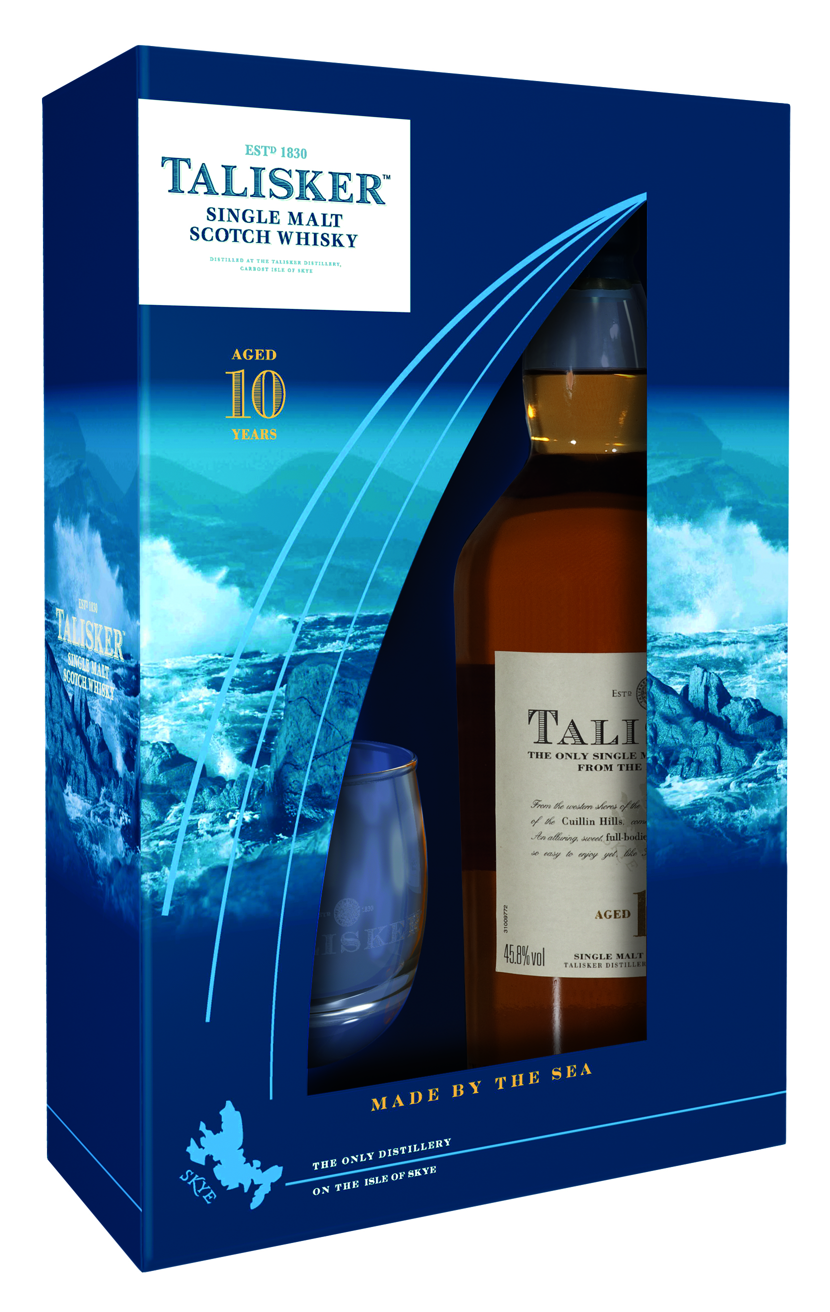 Talisker 10 Jahre Single Malt Whisky Geschenkpackung