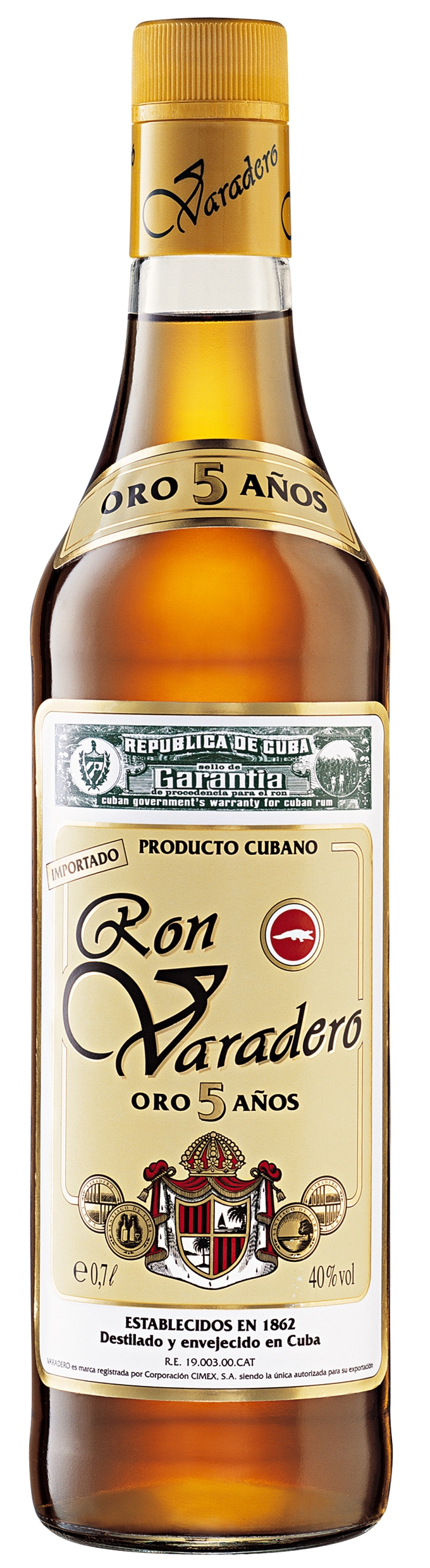 Ron Varadero Rum 5 Jahre Oro